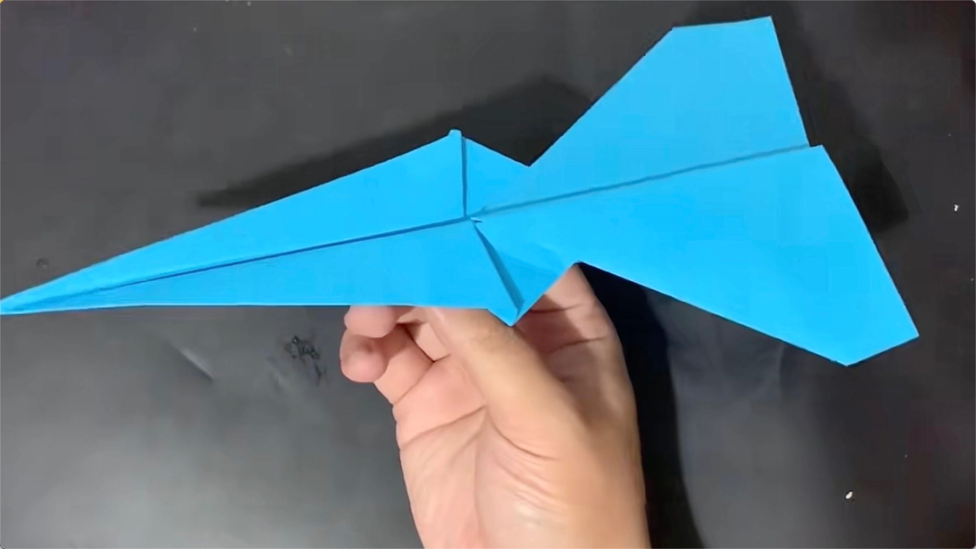 Hand-made origami aircraft (primary school students handmade origami aircraft)